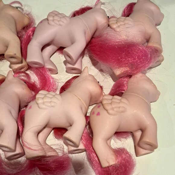 qty 6 baby BBE beddy bye eyed Hearthrobs vintage mlp my little ponies G1 - Picture 5 of 9